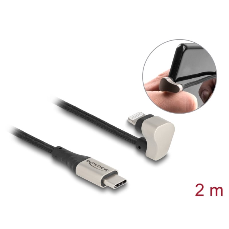 DELOCK USB 2.0 Kabel USB Type-C St Lightning St 2m