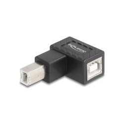 DELOCK Adapter USB 2.0 B Stecker zu B Buchse 90° gew. oben