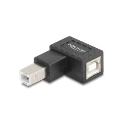DELOCK Adapter USB 2.0 B Stecker zu B Buchse 90° rechts gew.