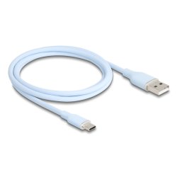 DeLOCK 81222 câble USB USB 2.0 1 m USB A USB C Bleu