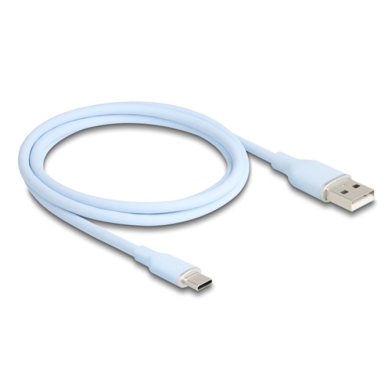 DeLOCK 81222 câble USB USB 2.0 1 m USB A USB C Bleu