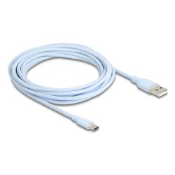 DeLOCK 81224 câble USB USB 2.0 4 m USB A USB C Bleu