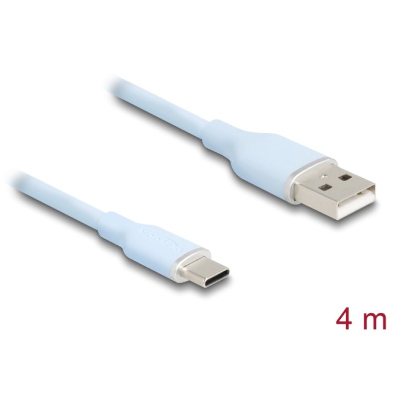 DeLOCK 81224 USB cable USB 2.0 4 m USB A USB C Blue