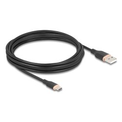 DELOCK USB 2.0 Kabel USB Typ-A St USB Typ-C St 4m schwarz