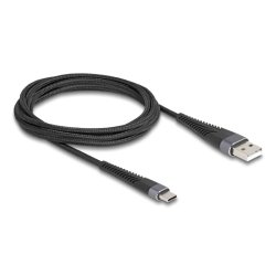 DeLOCK 81122 câble USB USB 2.0 2 m USB A USB C Noir