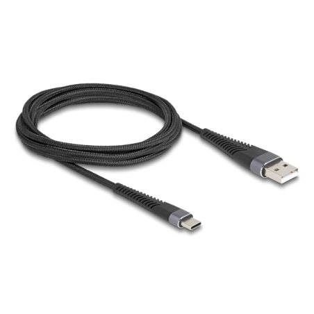 DeLOCK 81122 câble USB USB 2.0 2 m USB A USB C Noir