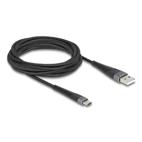 DeLOCK 81123 USB cable USB 2.0 3 m USB A USB C Black