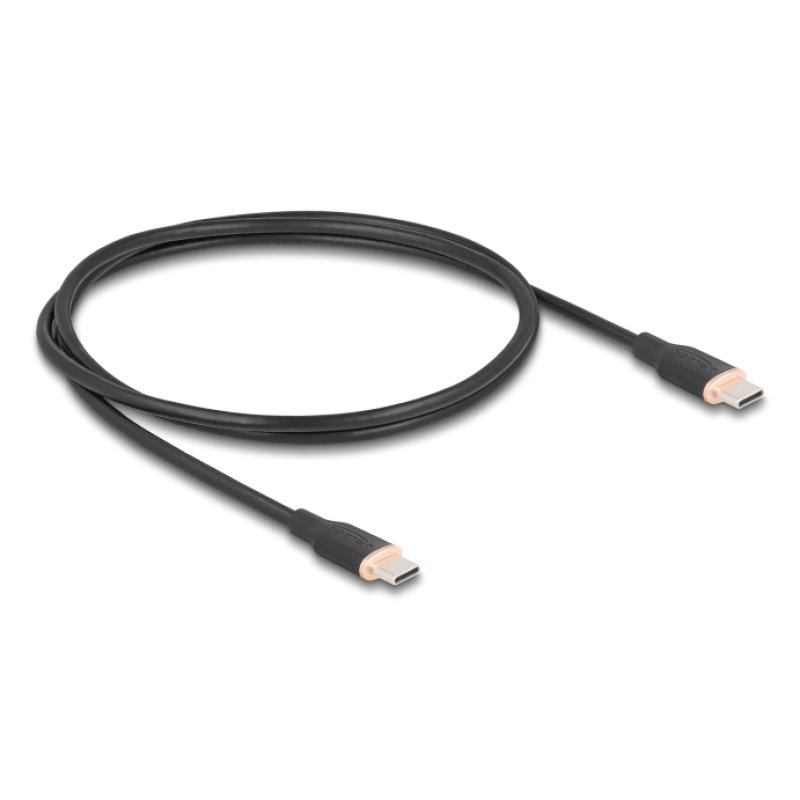 DELOCK USB 2.0 Kabel USB Typ-C St St PD 3.0 60W 1m schwarz