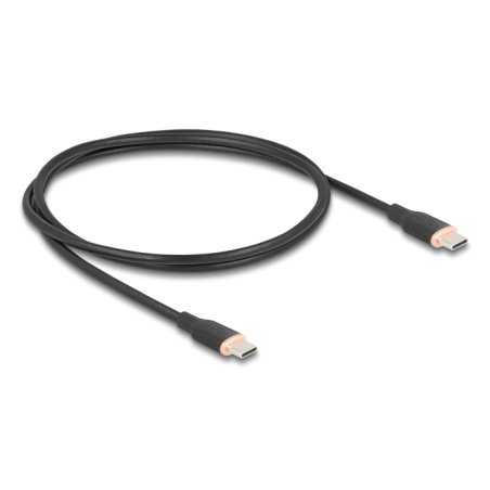DELOCK USB 2.0 Kabel USB Typ-C St St PD 3.0 60W 1m schwarz