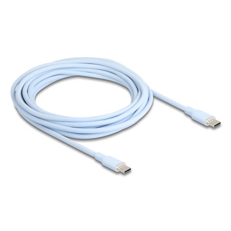 DELOCK USB 2.0 Kabel USB Typ-C St St PD 3.0 60W 4m blau