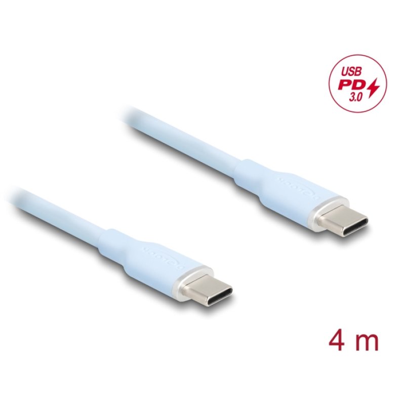 DeLOCK 81236 USB cable USB 2.0 4 m USB C Blue