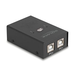 DELOCK USB 2.0 Switch für 2 PC an 4 Geräten