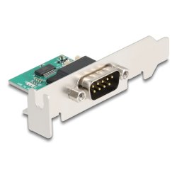 DeLOCK 90892 serial converter/repeater/isolator USB 2.0 RS-232 Green, Stainless steel
