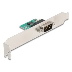 DeLOCK 90582 serial converter/repeater/isolator USB 2.0 RS-232 Green, Stainless steel