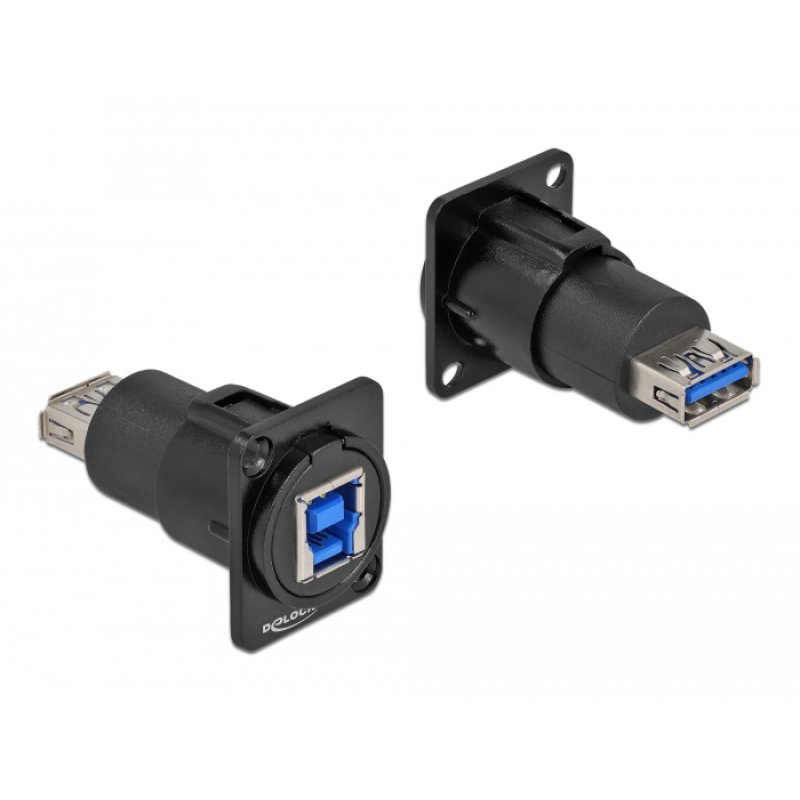 DELOCK D-Typ Modul USB 3.0 Typ-A Buchse zu Typ-B Buchse