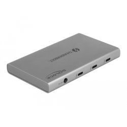 DELOCK Thunderbolt 4 Hub 3 Port mit zustzlichem SuperSpeed USB 10Gbps Typ-A Port - 8K