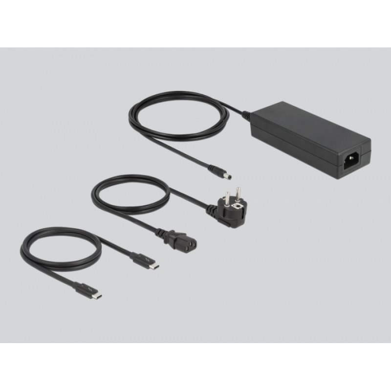 DeLOCK Thunderbolt 4 Hub 3 Port with additional SuperSpeed USB 10 Gbps Type-A Port - 8K