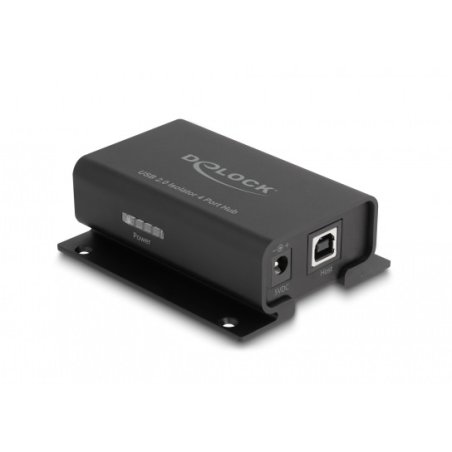 DELOCK 4 Port USB 2.0 Isolator Hub mit 5 kV Isolation fur Datenleitung