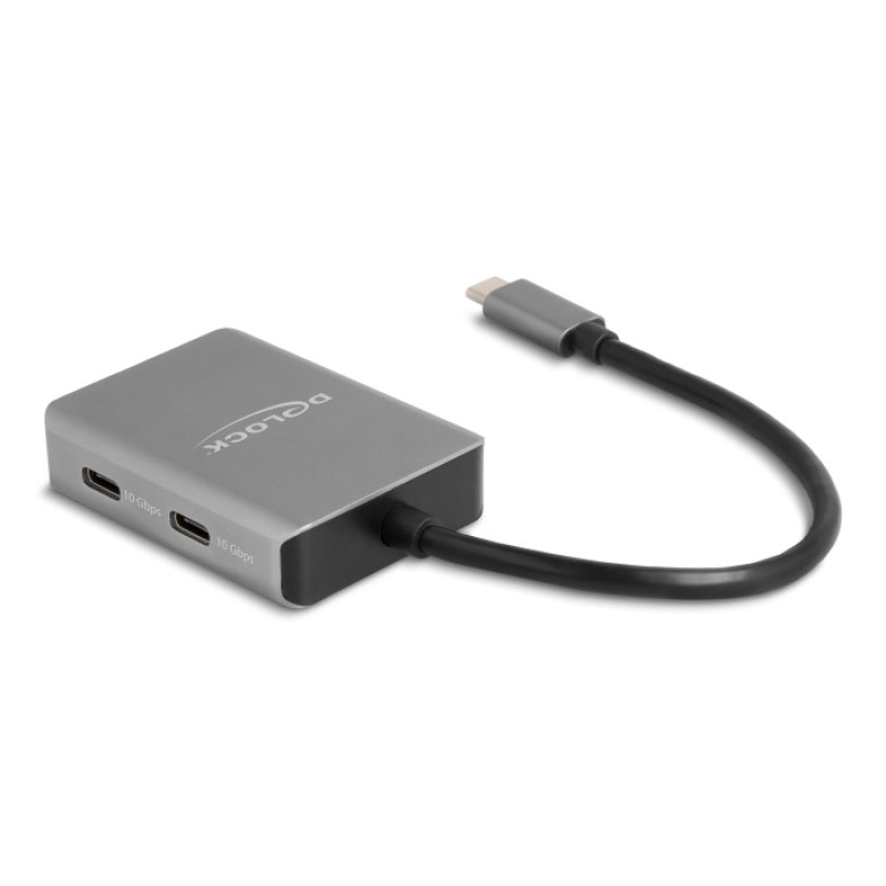 DELOCK USB 10 Gbps 4 Port USB Type-C Hub mit USB Type-C Anschluss