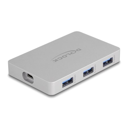 DeLOCK Hub 7 ports USB avec 4 x USB Type-C femelles et 3 x USB Type-A femelles avec PD 82 W