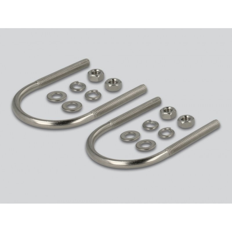 DeLOCK Antenne WLAN double-bande 802.11 ac/ax/a/b/g/n N femelle 6,2 - 8,0 dBi 39,5 cm omnidirectionnelle, fixée au mur