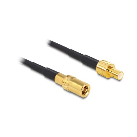 DeLOCK 88732 coaxial cable RG-174 0.5 m SMB Black