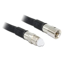 DeLOCK 88668 coaxial cable 5 m FME Black
