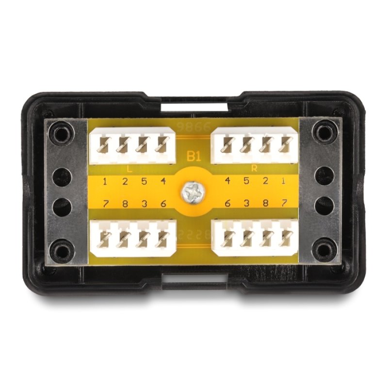 DeLOCK Network Connection Box LSA Cat.6 black