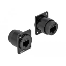 DeLOCK D-Type Module RJ45 Cat.6 jack to jack