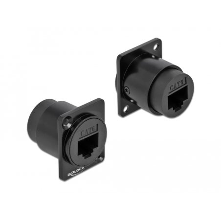 DELOCK D-Typ Modul RJ45 Cat.6 Buchse zu Buchse