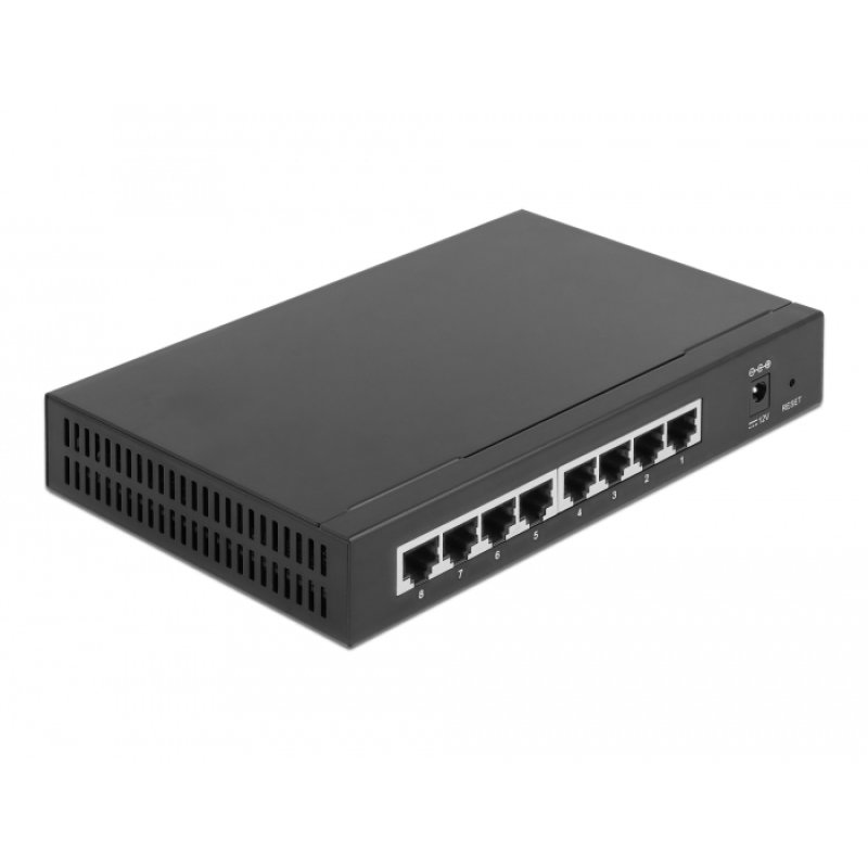 DeLOCK 2.5 Gigabit Ethernet Switch 8 Port