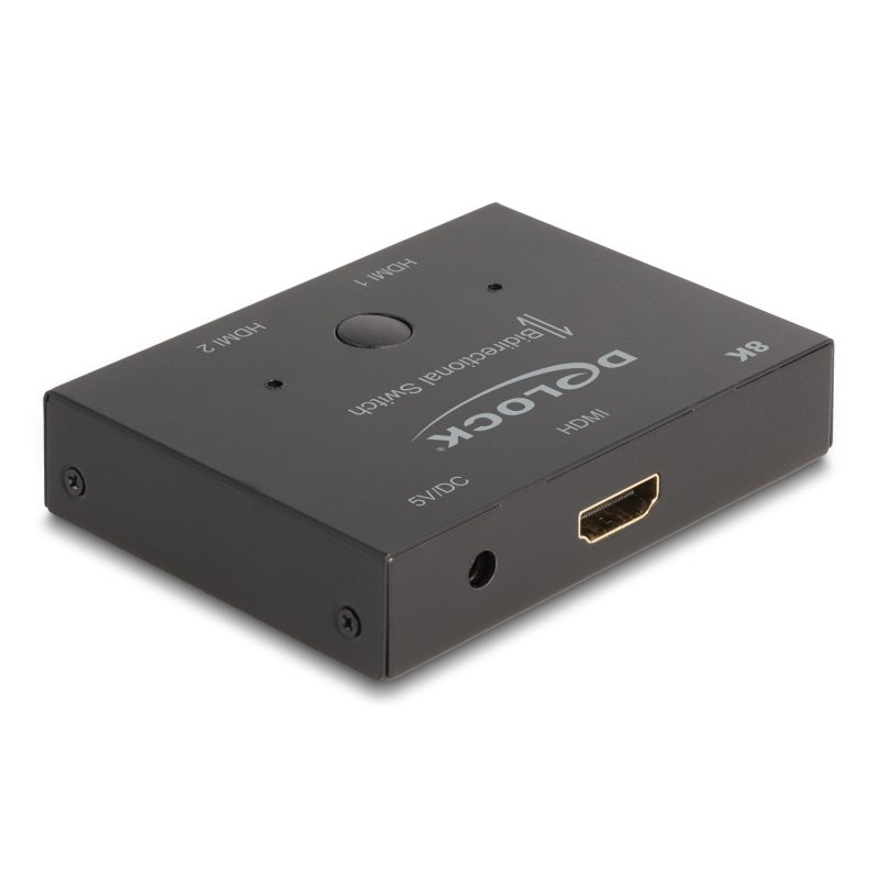 DeLOCK HDMI 2 - 1 Switch bidirectional 8K 60 Hz