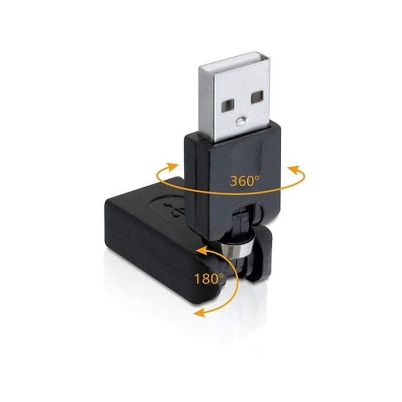 DeLOCK 65260 changeur de genre de câble USB 2.0 A Noir