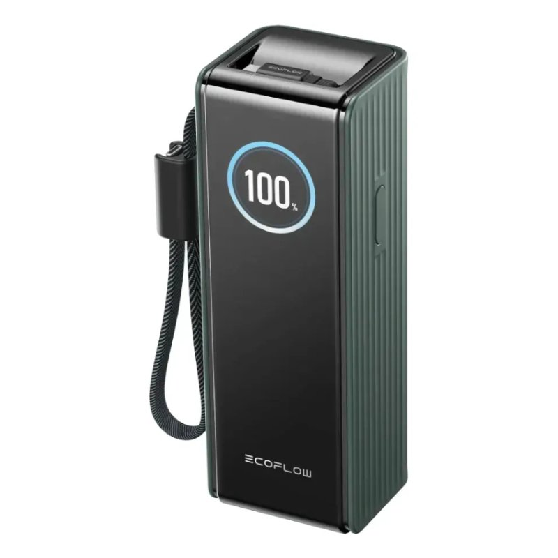 ECOFLOW RAPID 25K Build-in cable - Powerbank Green