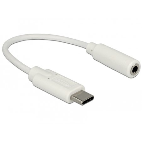 DeLOCK 65913 audio cable 0.14 m 3.5mm USB White