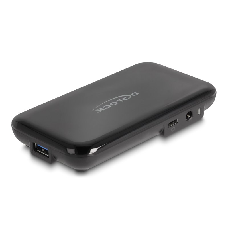 DELOCK 7 Port USB 3.2 Gen 2 Hub mit 4 USB Typ-A und 3 USB Type-C Ports
