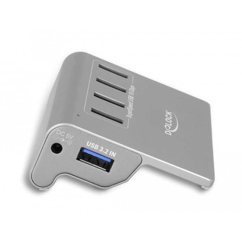 DeLOCK Hub USB 3.2 Gen 2 avec 4 ports USB Type-A