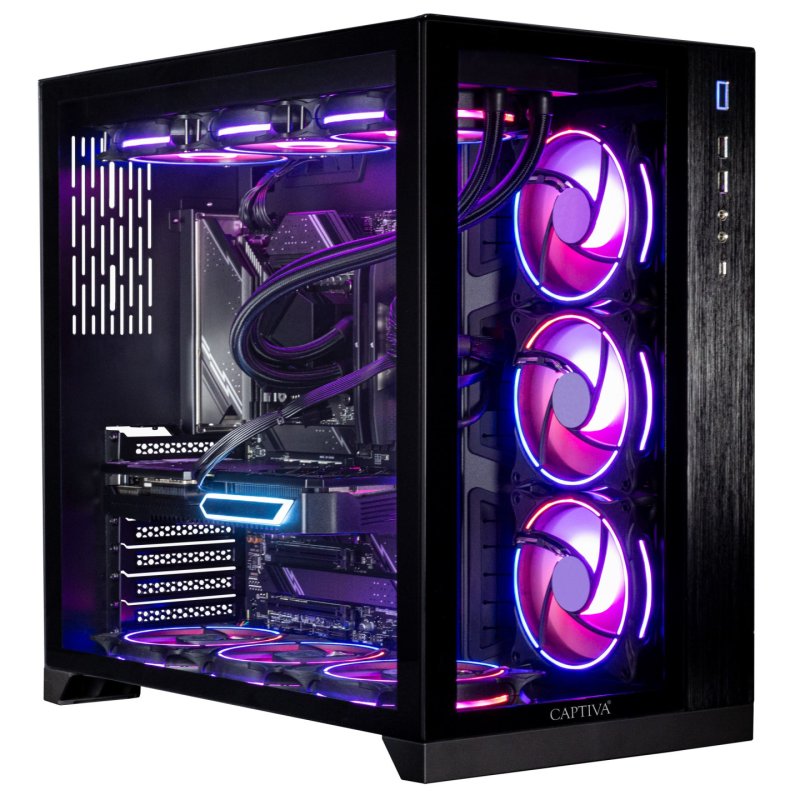 CAPTIVA PC Highend Gaming R90-464 R9 9900X/RTX5070 Ti 16GB GDDR7/SSD 2TB/64GB/WLAN/Windows 11 Home