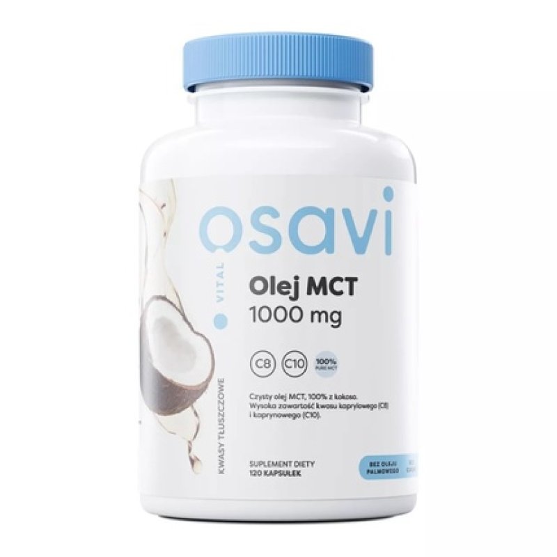 Osavivital Mct Oil 1000mg Dietary Supplement Supporting The Digestive System 120 Capsules