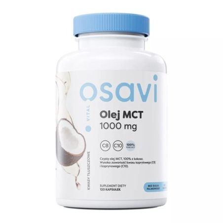 Osavivital Mct Oil 1000mg Dietary Supplement Supporting The Digestive System 120 Capsules