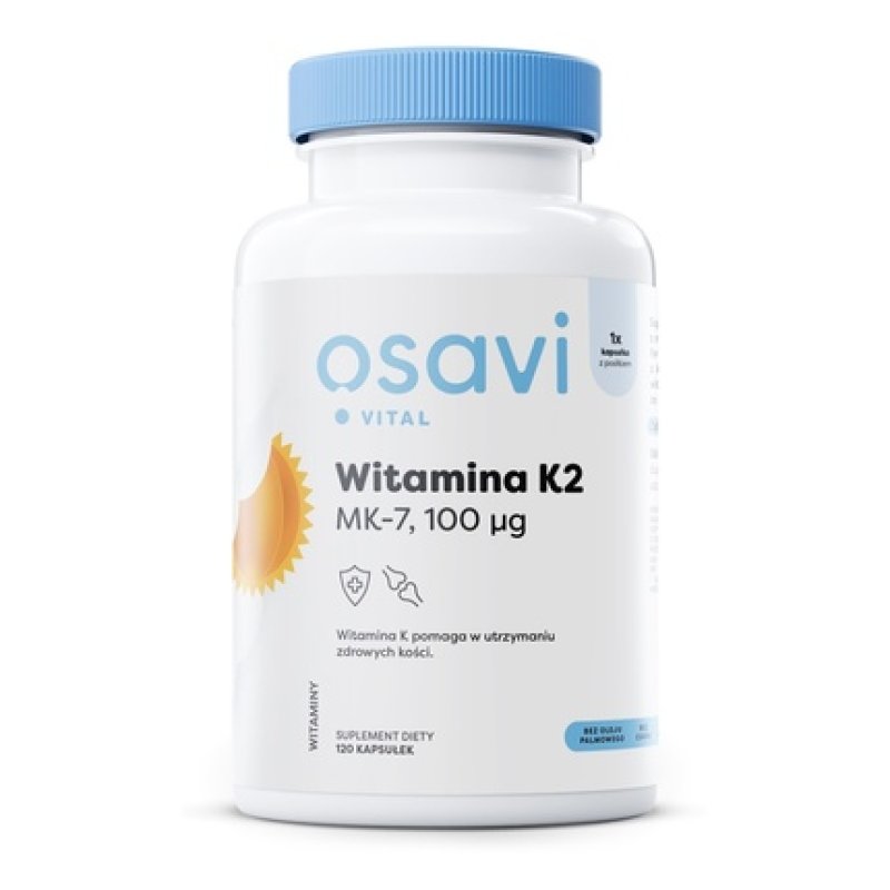 Osavivital Vitamin K2 Mk7 100 Micrograms Dietary Supplement 120 Capsules