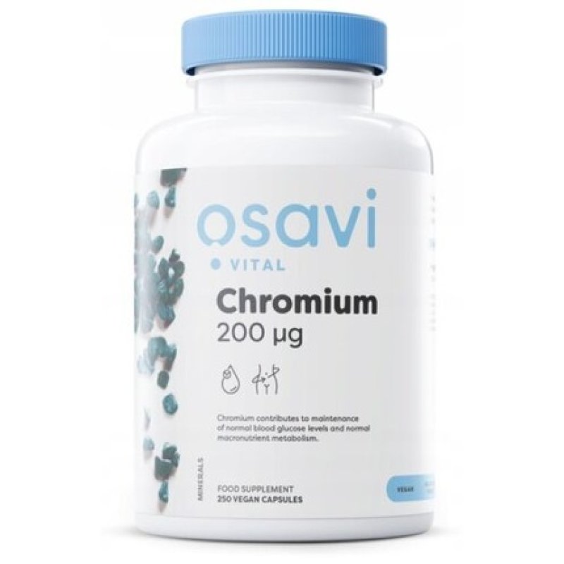 Chromium Picolinate 200mcg - 250 Vegan Capsules