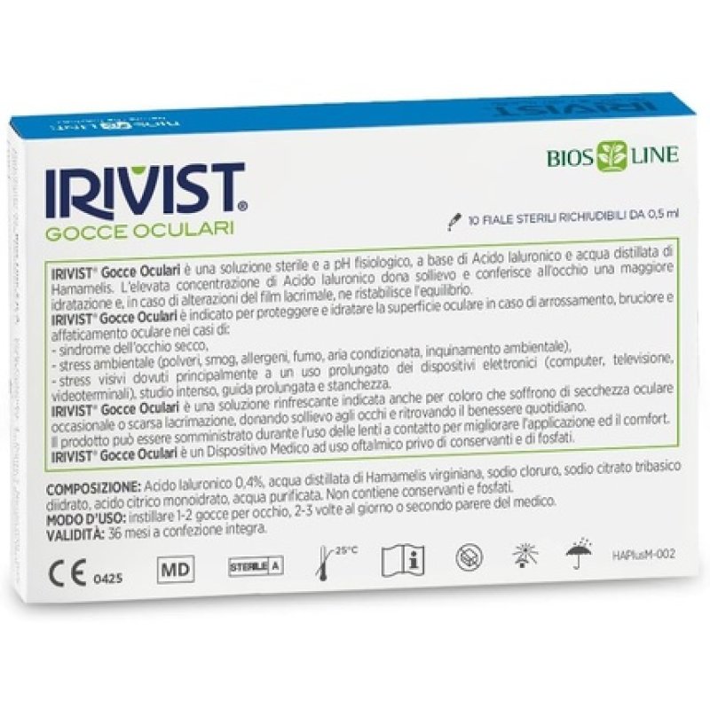 Irivist Singledose Eye Drops 10x 0.5ml