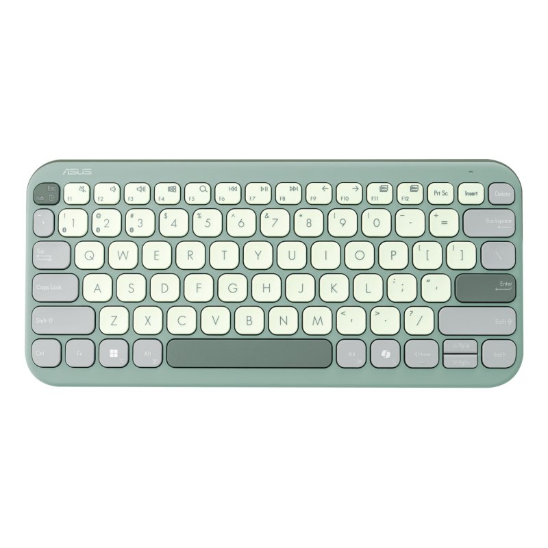 ASUS Marshmallow KW100 keyboard Home Bluetooth QWERTZ German Green