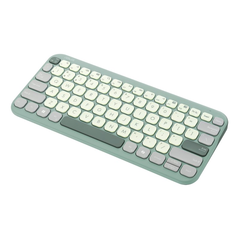 ASUS Marshmallow KW100 keyboard Home Bluetooth QWERTZ German Green