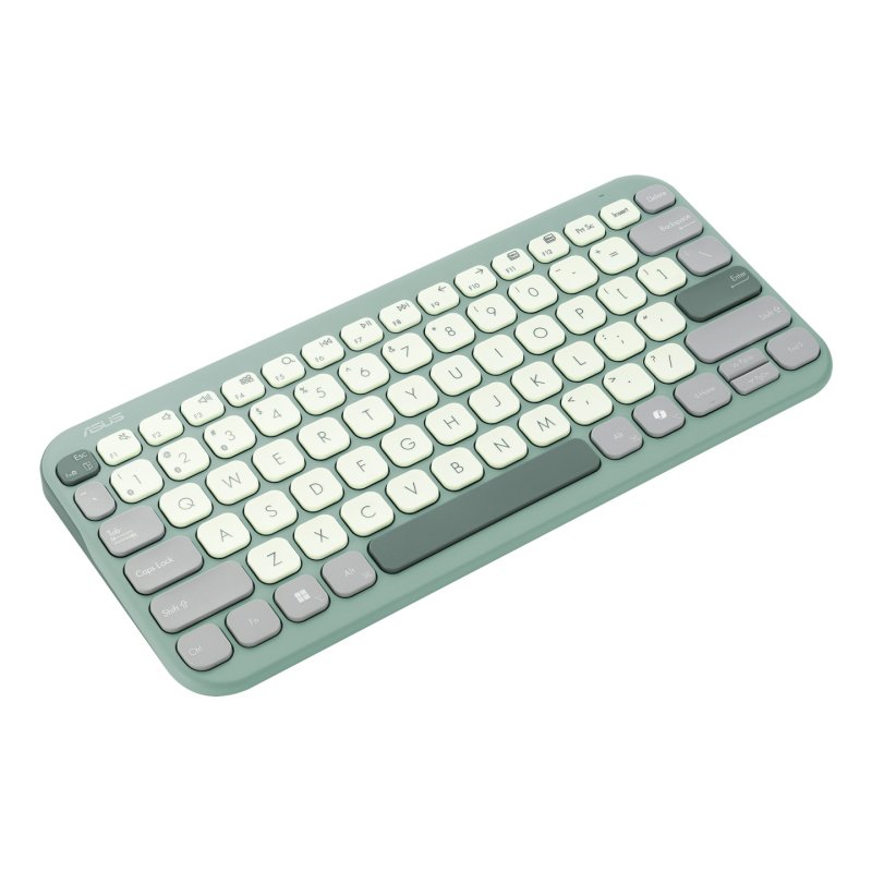 ASUS Marshmallow KW100 keyboard Home Bluetooth QWERTZ German Green