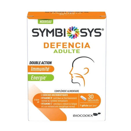Symbiosys Defencia Adult With Vitamins C And D 30 Capsules