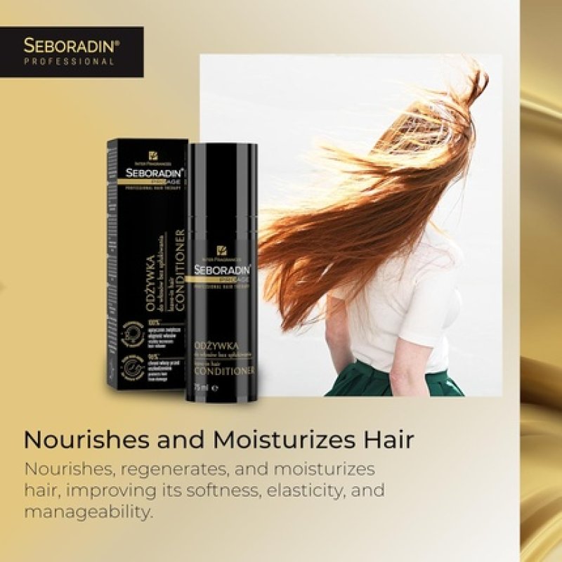 Seboradin Leave-In Hair Conditioner for Women with Anti-Aging Benefits for Mature Weakened Hair