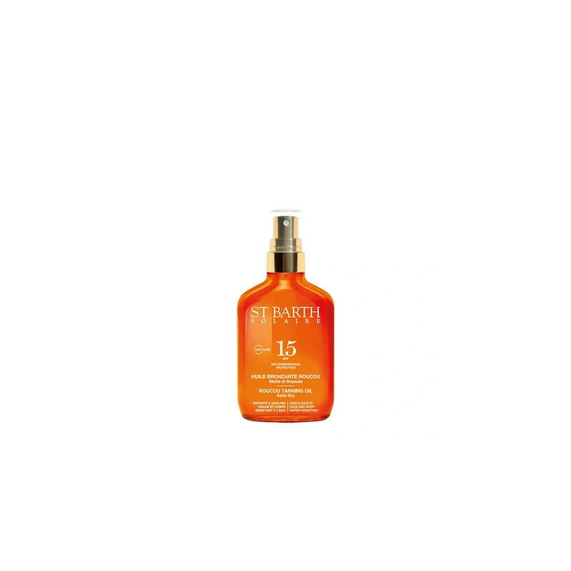 St Barth Roucou Tanning Oil Spf 15