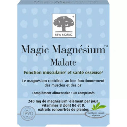 New Nordic Vitalco Magic Magnesium Malate Muscle Function 60 Tablets